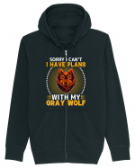 Sorry I Can't I Have Plans With My Gray Wolf Hanorac cu fermoar Unisex Connector