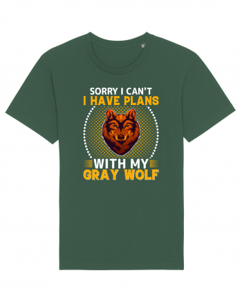 Sorry I Can't I Have Plans With My Gray Wolf Bottle Green