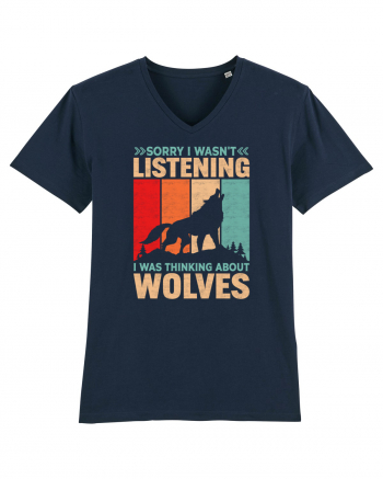 Sorry I Wasn't Listening I Was Thinking About Wolves French Navy