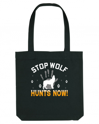 Stop Wolf Hunts Now Black