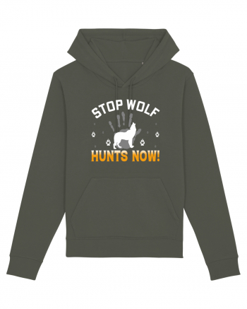 Stop Wolf Hunts Now Khaki