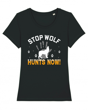 Stop Wolf Hunts Now Black