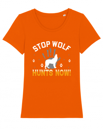 Stop Wolf Hunts Now Bright Orange