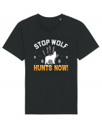 Stop Wolf Hunts Now Tricou mânecă scurtă Unisex Rocker