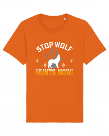 Stop Wolf Hunts Now Bright Orange