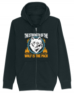 The Strength of the Wolf is the Pack Hanorac cu fermoar Unisex Connector