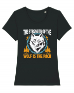 The Strength of the Wolf is the Pack Tricou mânecă scurtă guler larg fitted Damă Expresser