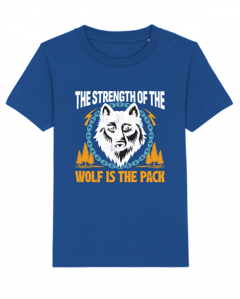 The Strength of the Wolf is the Pack Majorelle Blue