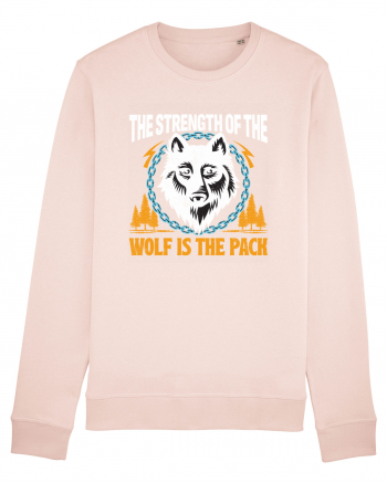 The Strength of the Wolf is the Pack Candy Pink