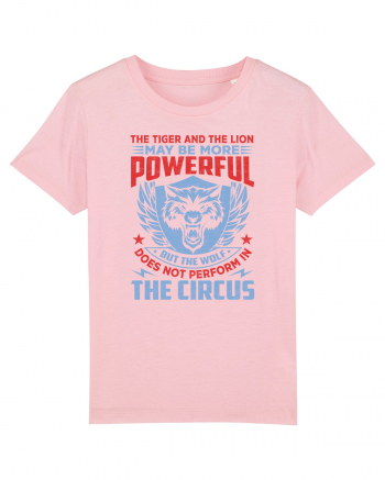 he Tiger And The Lion May Be More Powerful Cotton Pink