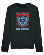 he Tiger And The Lion May Be More Powerful Bluză mânecă lungă Unisex Rise