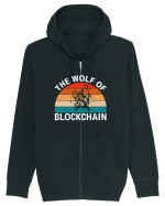The Wolf of Blockchain Hanorac cu fermoar Unisex Connector
