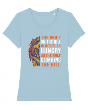 The Wolf On The Hill Sky Blue