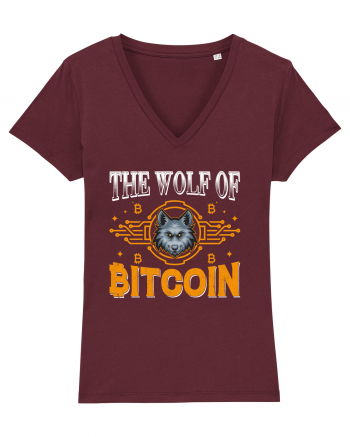 The Wolf Of Bitcoin Burgundy