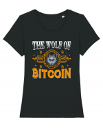 The Wolf Of Bitcoin Tricou mânecă scurtă guler larg fitted Damă Expresser