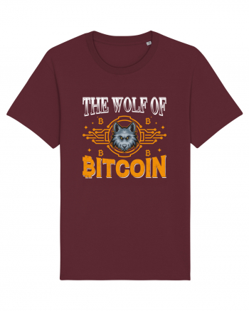 The Wolf Of Bitcoin Burgundy