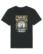 There are nights when wolves are silent Tricou mânecă scurtă Unisex Rocker