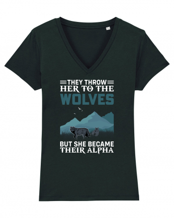 They throw her to the wolves but she became their alfa Black