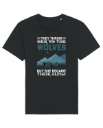 They throw her to the wolves but she became their alfa Tricou mânecă scurtă Unisex Rocker