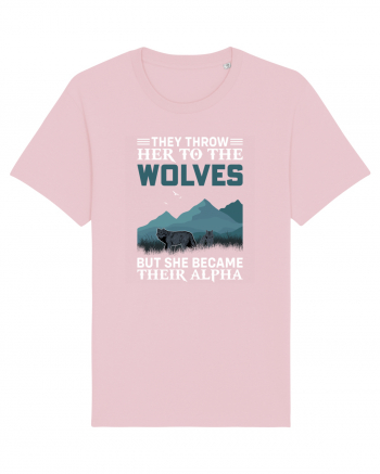 They throw her to the wolves but she became their alfa Cotton Pink