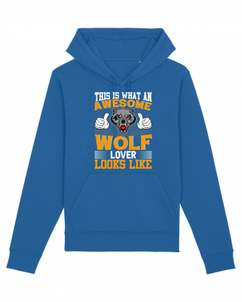 This Is What An Awesome Wolf Lover Looks Like Royal Blue