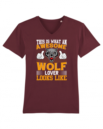 This Is What An Awesome Wolf Lover Looks Like Burgundy