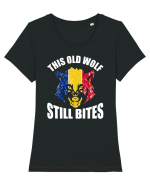 This Old Wolf Still Bites Tricou mânecă scurtă guler larg fitted Damă Expresser