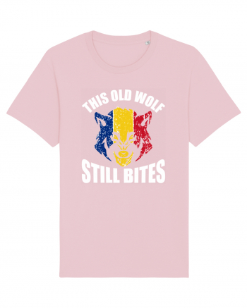 This Old Wolf Still Bites Cotton Pink