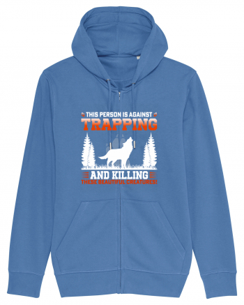 This Person Is Against Trapping And Killing These Beautiful Creatures! Bright Blue