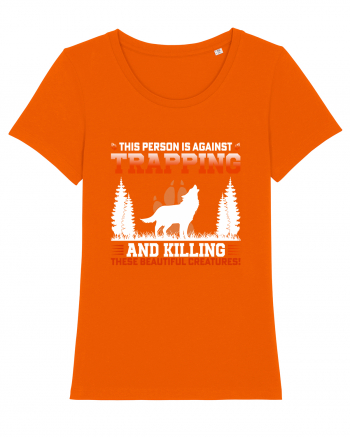 This Person Is Against Trapping And Killing These Beautiful Creatures! Bright Orange