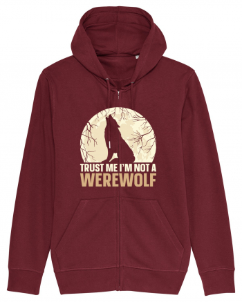 Trust me I'm not werewolf Burgundy