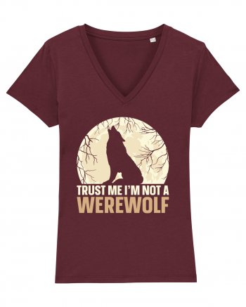 Trust me I'm not werewolf Burgundy