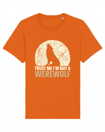 Trust me I'm not werewolf Bright Orange