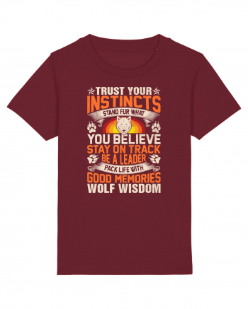 Trust Your Instincts Burgundy