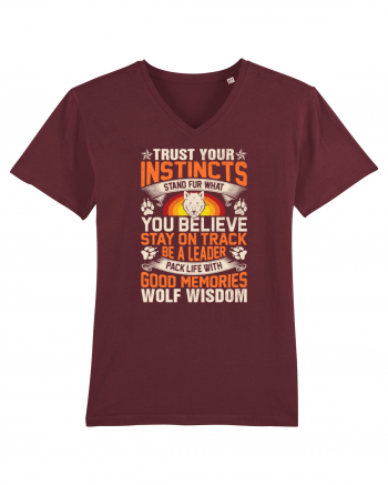 Trust Your Instincts Burgundy