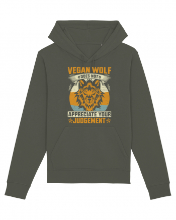 Vegan Wolf Does Not Appreciate Your Judgement Khaki