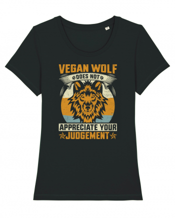 Vegan Wolf Does Not Appreciate Your Judgement Black