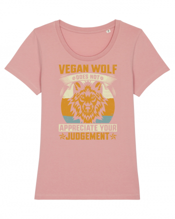 Vegan Wolf Does Not Appreciate Your Judgement Canyon Pink