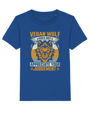 Vegan Wolf Does Not Appreciate Your Judgement Majorelle Blue