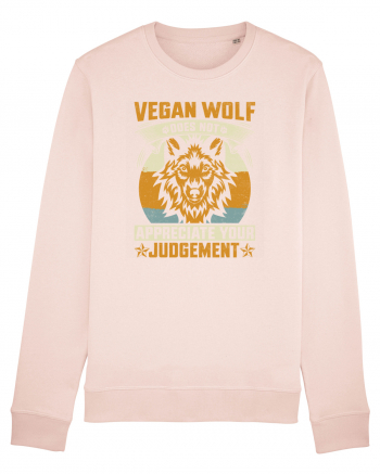 Vegan Wolf Does Not Appreciate Your Judgement Candy Pink