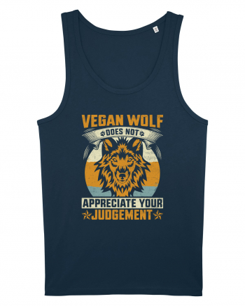 Vegan Wolf Does Not Appreciate Your Judgement Navy