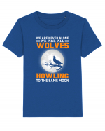 We are never alone we are all wolves howling Tricou mânecă scurtă  Copii Mini Creator