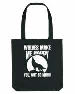 Wolves Make Me Happy You Not So Much Sacoșă textilă