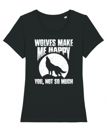 Wolves Make Me Happy You Not So Much Black