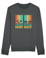 Your Friends... My Friends..... Game Over Bluză mânecă lungă Unisex Rise