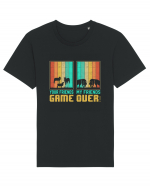 Your Friends... My Friends..... Game Over Tricou mânecă scurtă Unisex Rocker