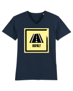 Asfalt - Drumuri bune! Tricou mânecă scurtă guler V Bărbat Presenter