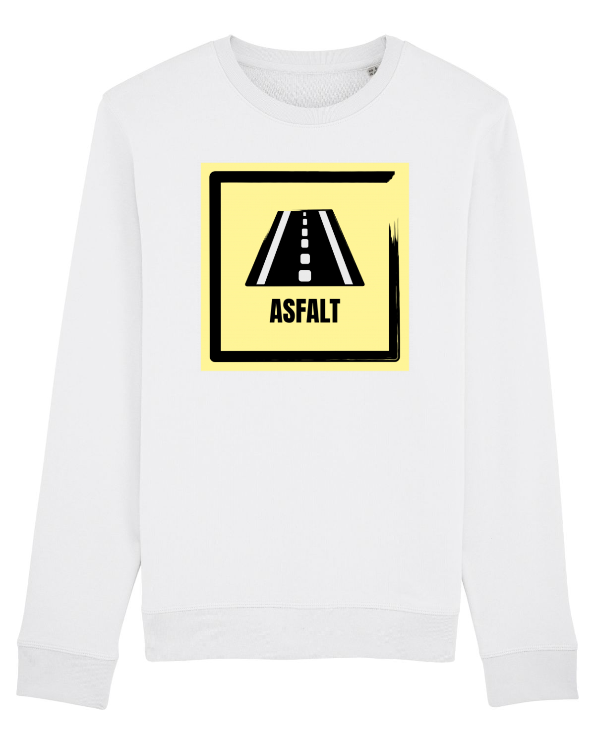Bluză mânecă lungă Unisex Rise White