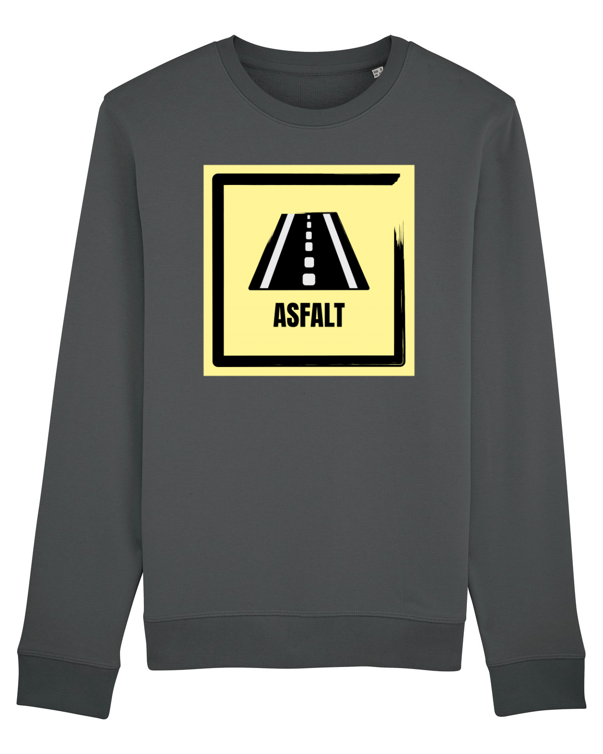 Bluză mânecă lungă Unisex Rise Anthracite