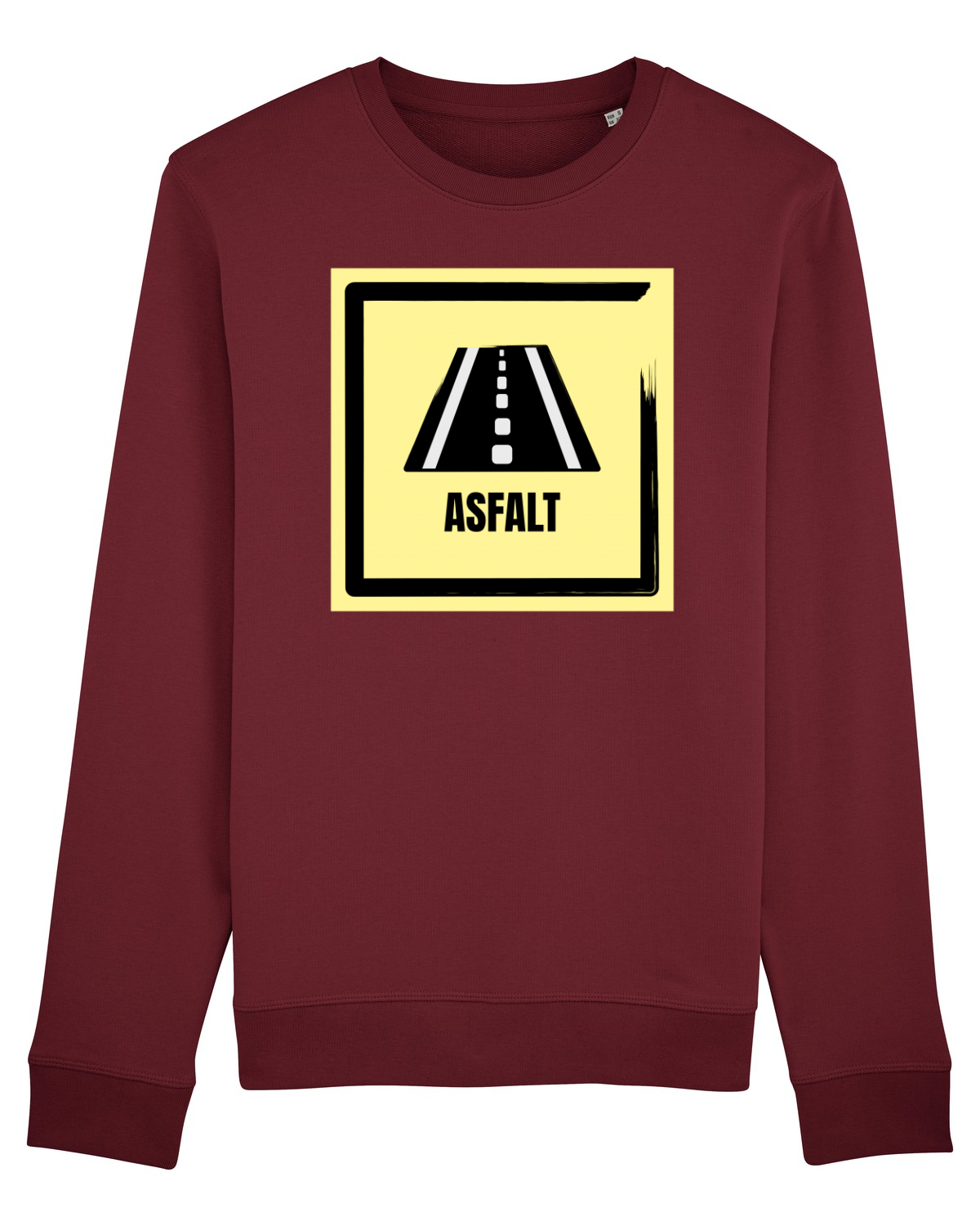Bluză mânecă lungă Unisex Rise Burgundy